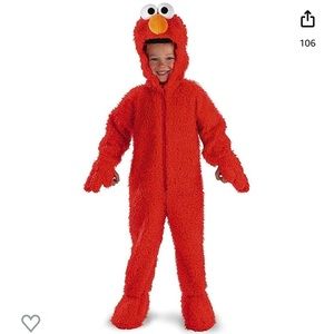 Sesame Street Elmo Deluxe Plush Kid toddler costume 2T